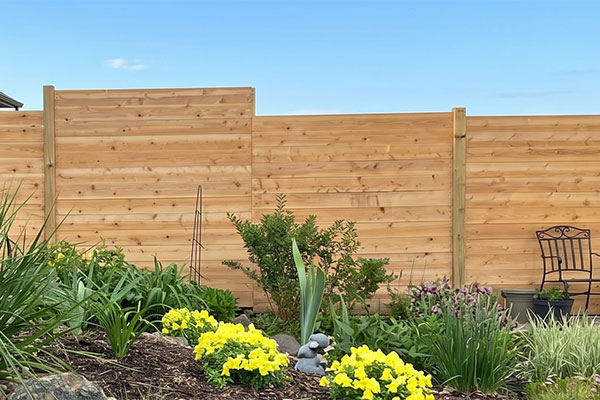 New Wood Residential Fence