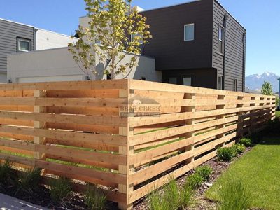 Cedar Wood Fence Installation