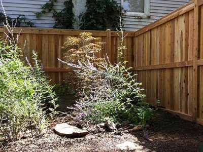 Complete Residential Cedar Wood Protection Fence Replacement