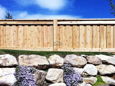 Decorative Cedar Fencing
