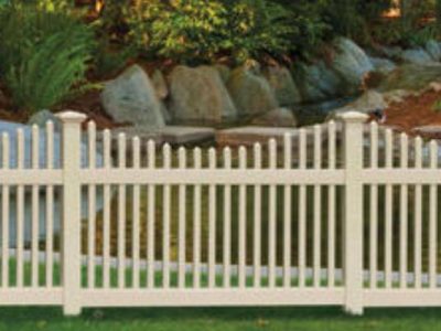 Decorative Wooden Fencing Installation