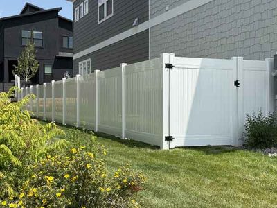 Durable Vinyl Privacy Fence Installation