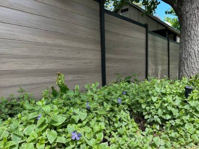Modern Vinyl Fence Installation