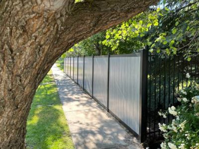Modern Vinyl Fence Replacement