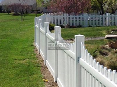 Residential Decorative Vinyl Fence