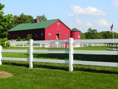 Residential Decorative Vinyl Fence Installation