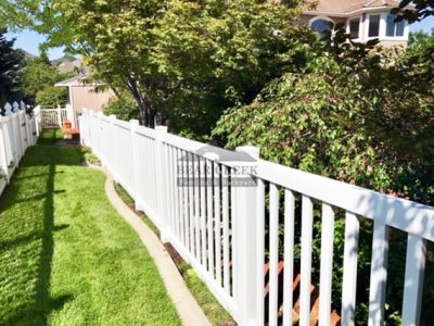 Residential Decorative Vinyl Fence Replacement