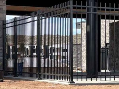 Residential Steel Fencing Replacement