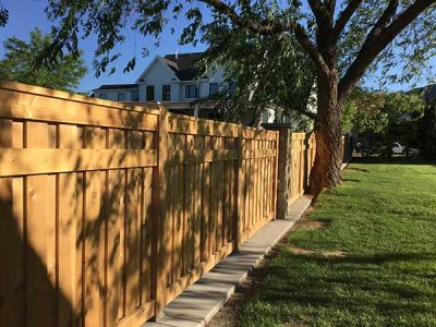 Wood Shadowbox Fence For Residential Property