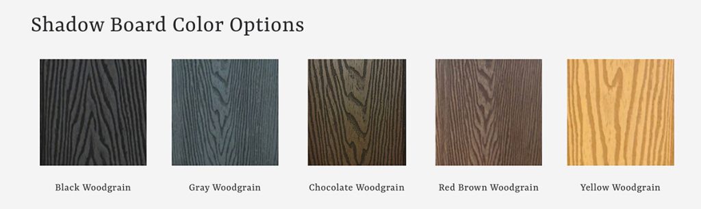 Avimore Shadowbox Fence Color Options Avimore Shadowbox Fence Color Options