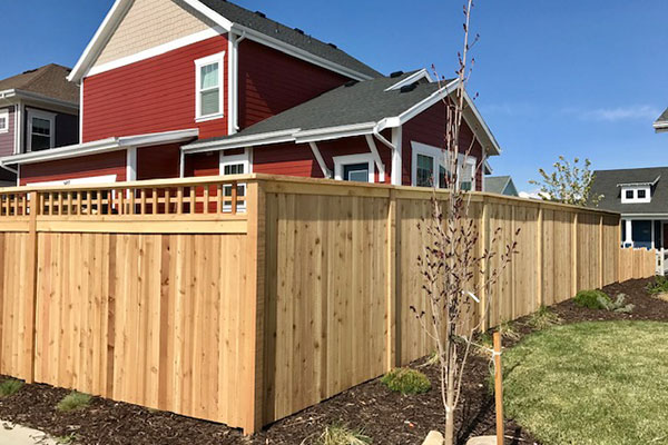 Cedar Fence Installation For Residential Property Cedar Fence Installation For Residential Property