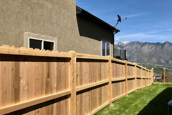 Complete Cedar Fence Installation Complete Cedar Fence Installation