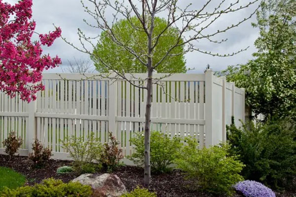 Residential Semi Privacy Vinyl Fencing