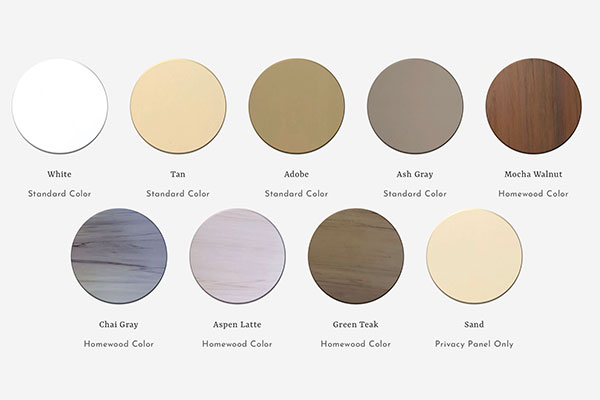 Vinyl Privacy Fence Color Options