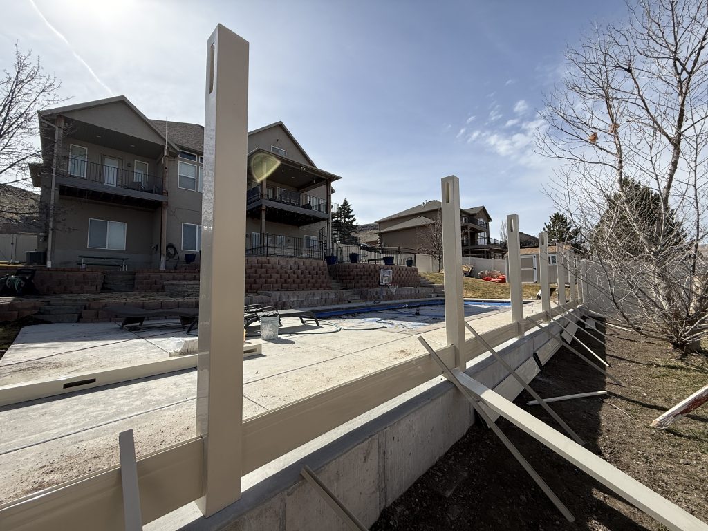 Pool fence installation in Herriman, UT