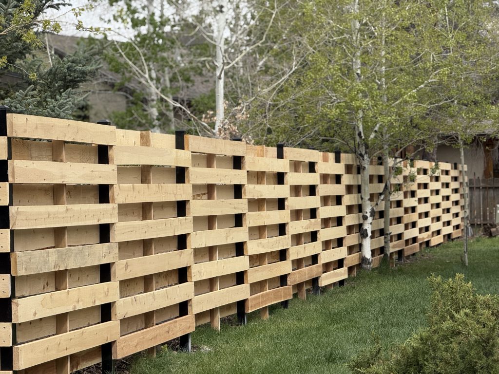 Another specialty project – cedar and mixed material fencing installed in Park City, UT