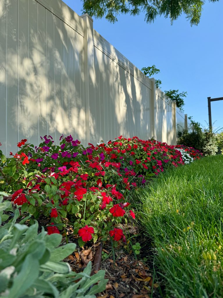 Another gorgeous vinyl privacy fence installed in West Valley City, UT